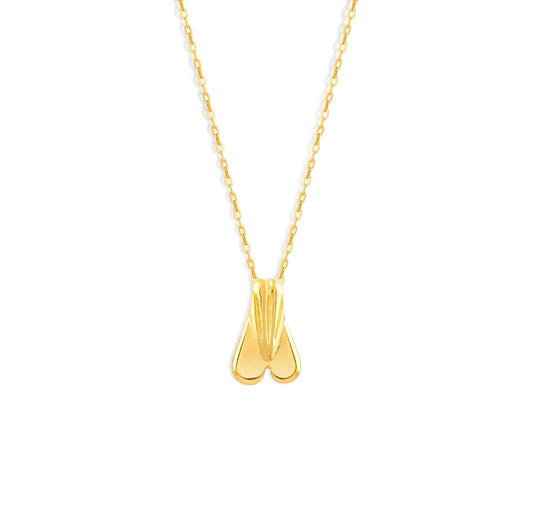 18ct Gold Fly Necklace