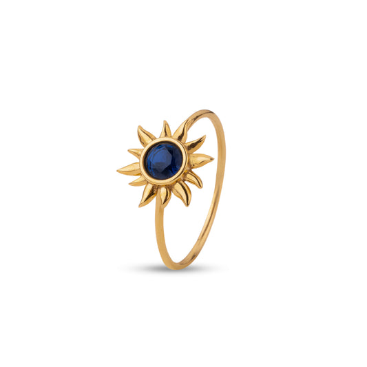 18ct Gold Sun Ring