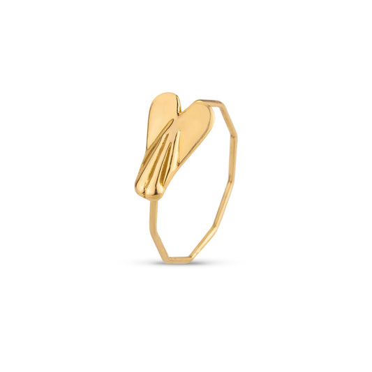 18ct Gold Fly Ring