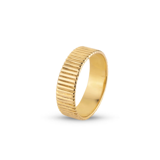 18ct Gold Parallel Ring