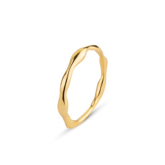 18ct Gold Wave Ring