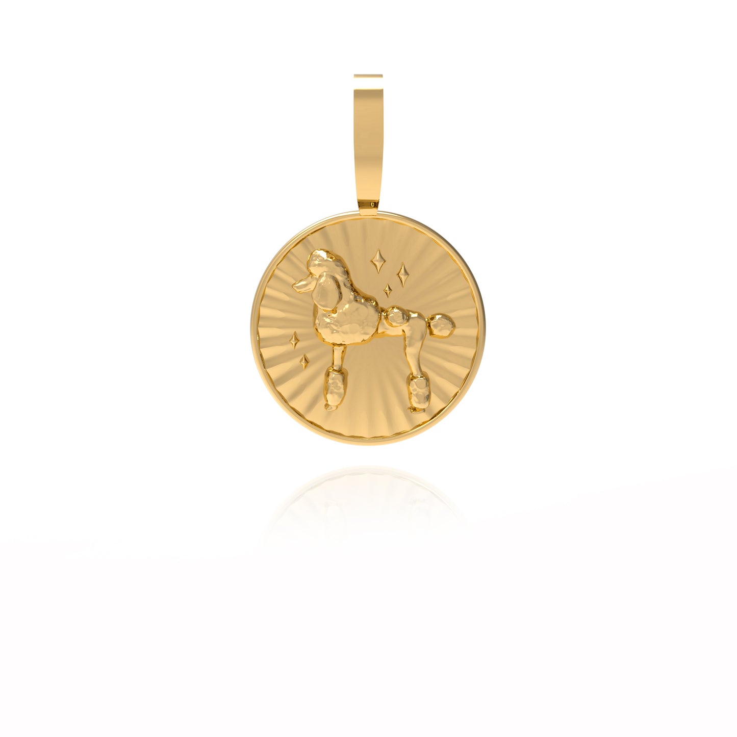 18ct Gold Poodle Charm