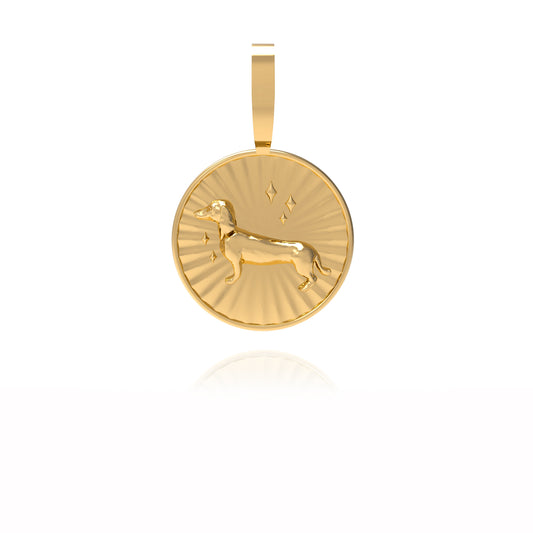 18ct Gold Dachshund Charm