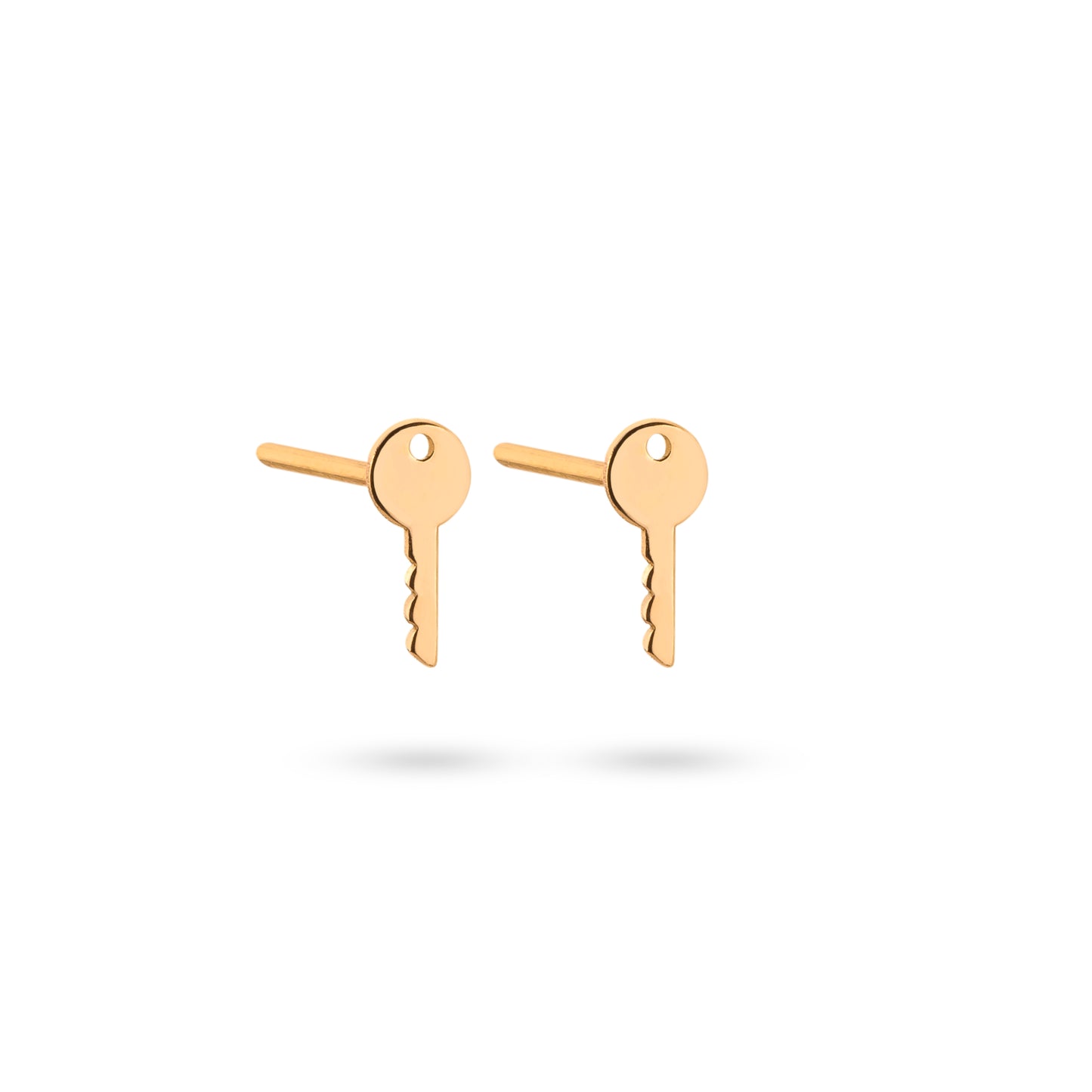 18ct Gold Minimal Stud Earrings