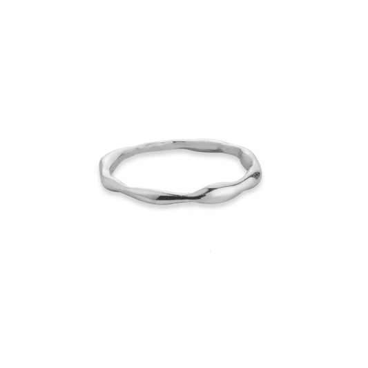 Sterling Silver Wave Ring